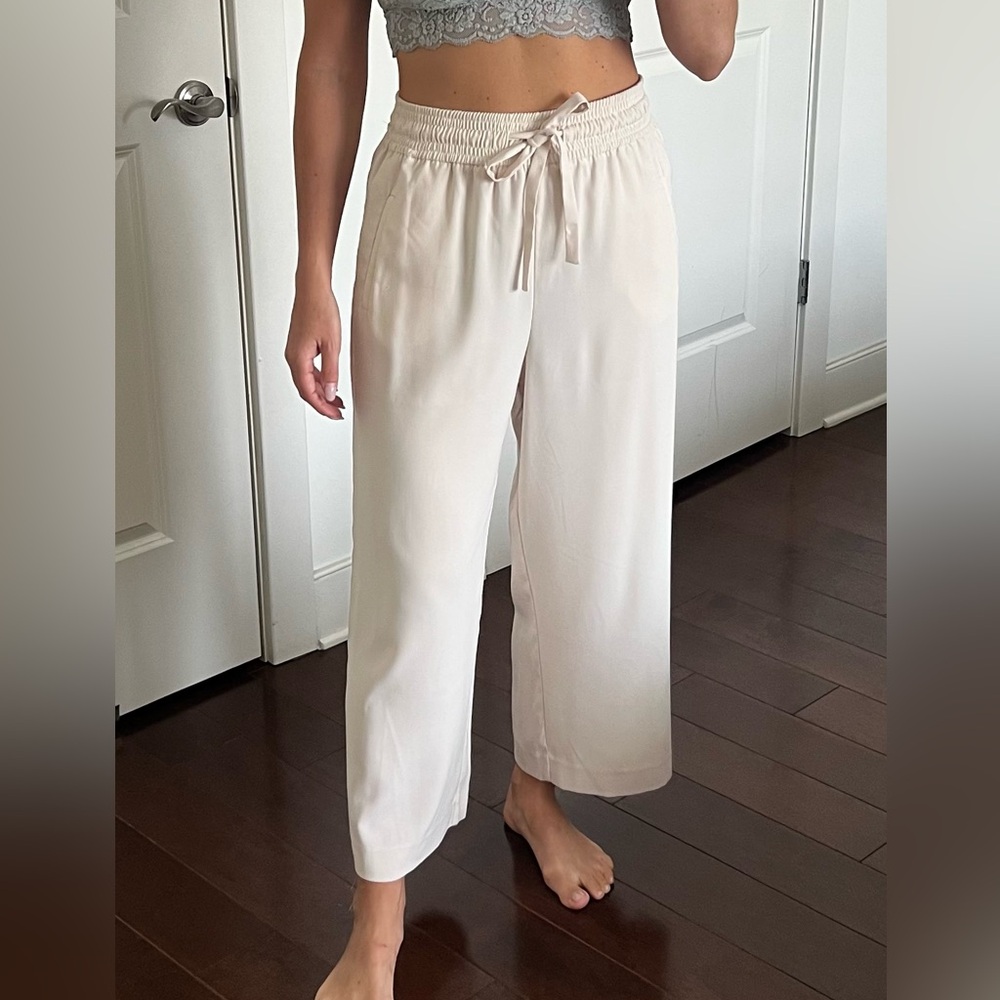 Zara Cream Wide Leg Women's Cullotes